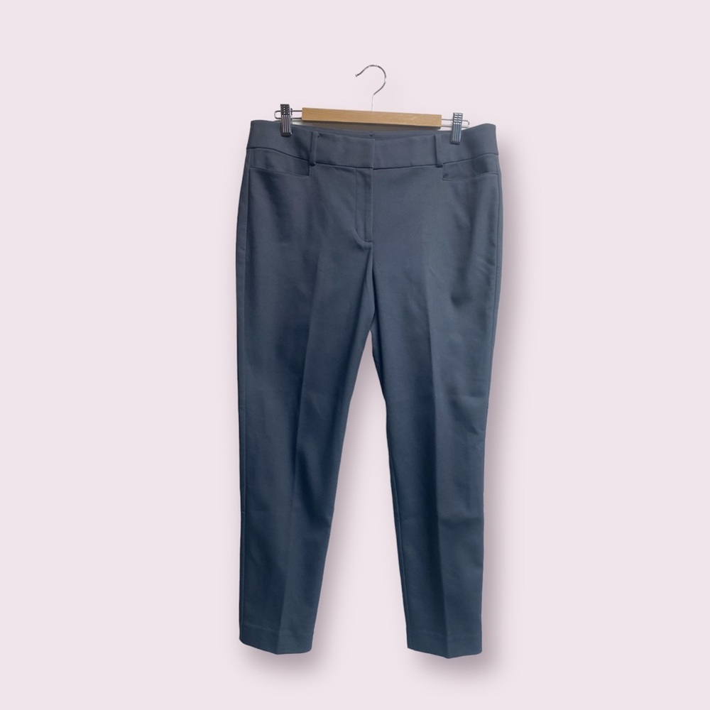 LOFT Julie Skinny Grey Dress Pants Trousers - Curvy​